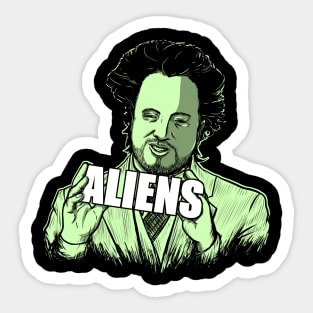 ALIENS! Sticker